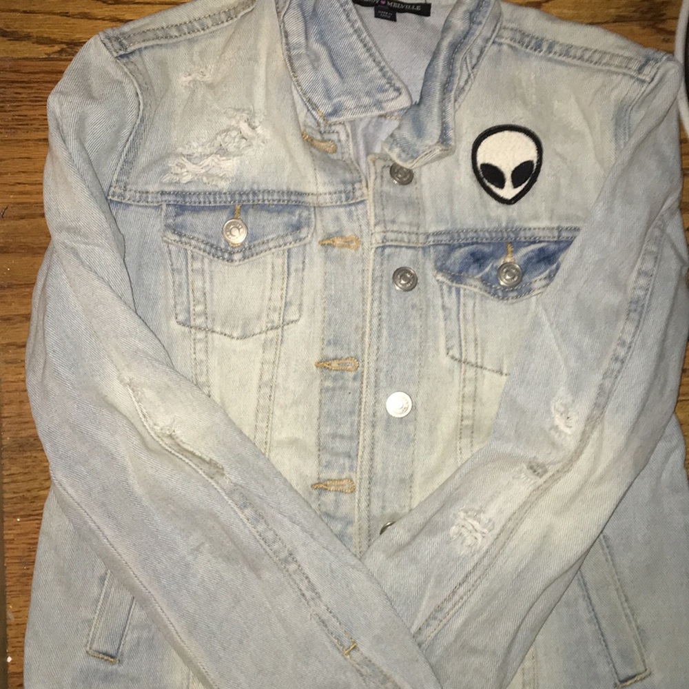 Alien Patch Jean Jacket - image 1